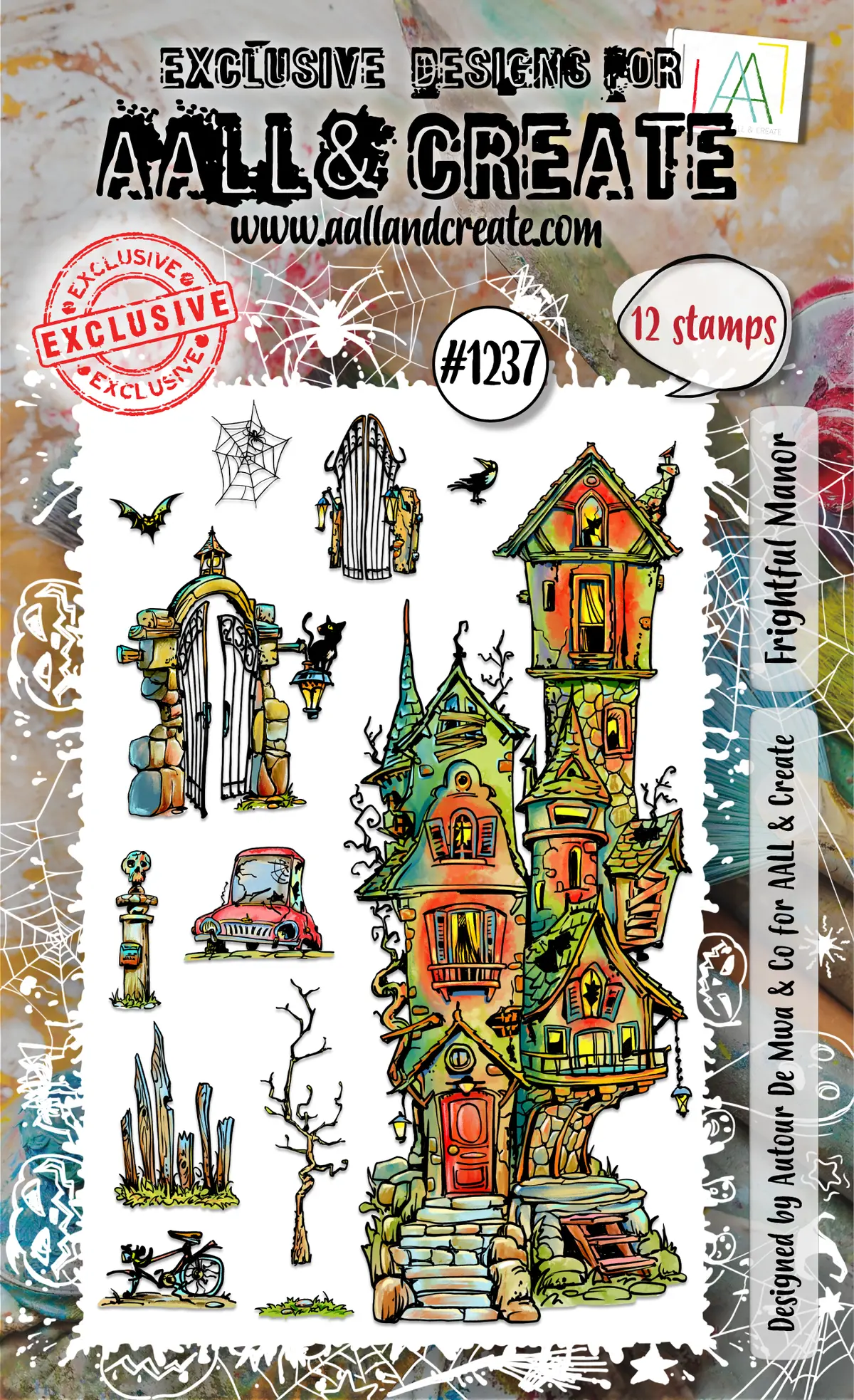 Aall And Create - A6 Stamp Set - Frightful Manor 1