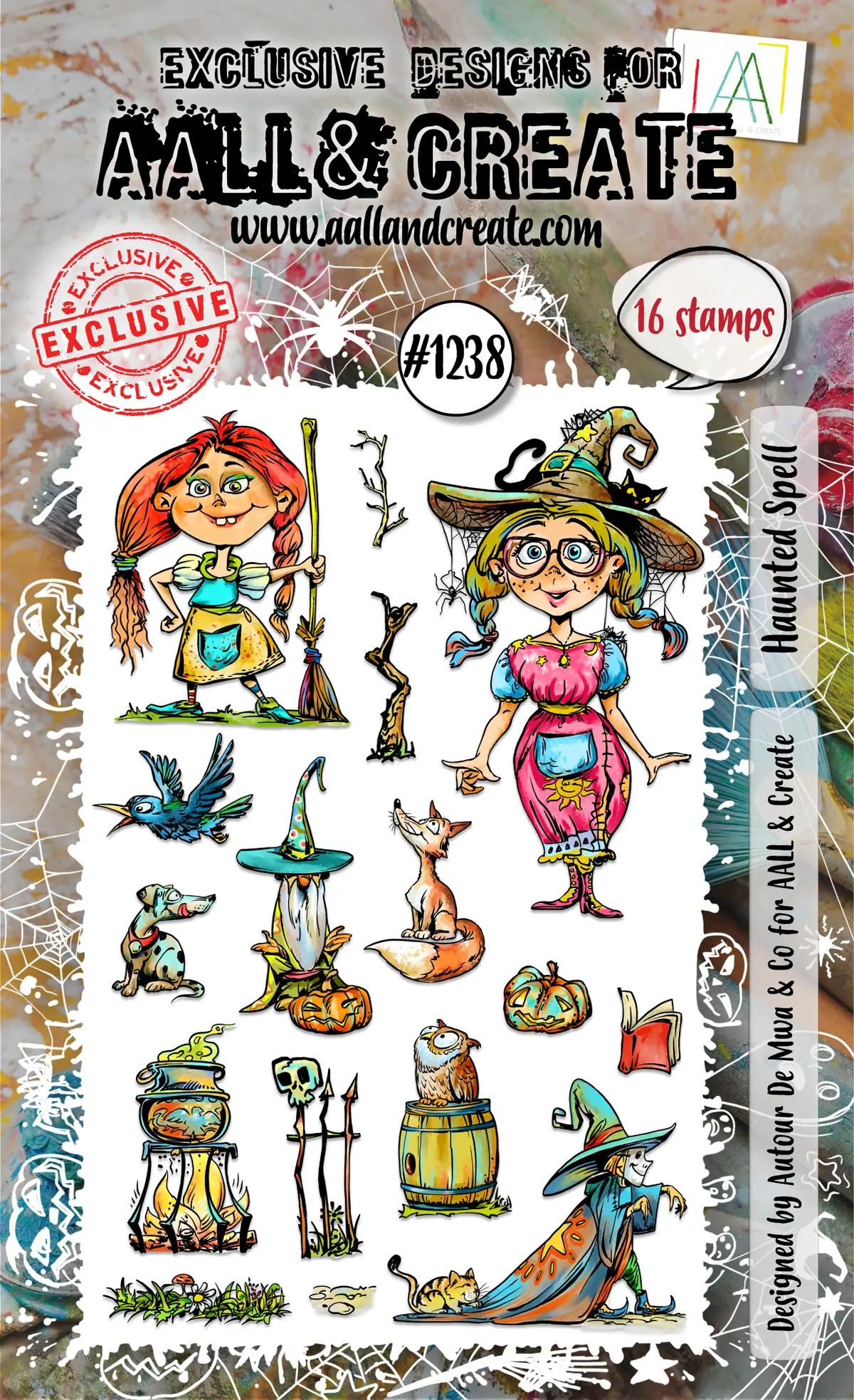 Aall And Create - A6 Stamp Set - Haunted Spell 1