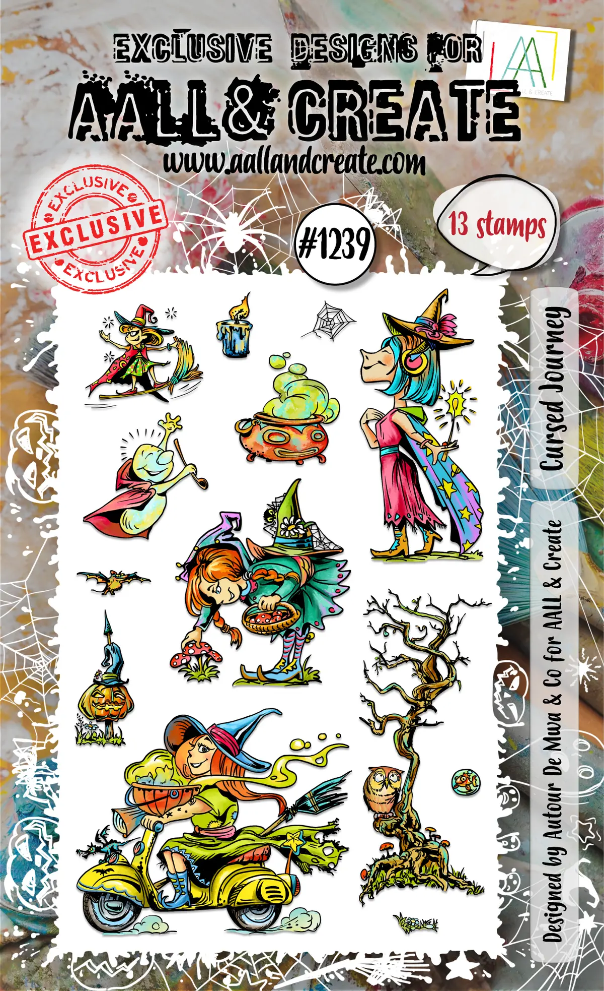 Aall And Create - A6 Stamp Set - Cursed Journey 1