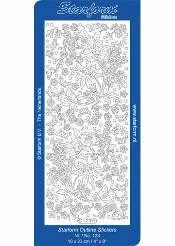 Deco Stickers - Flower Spray 1