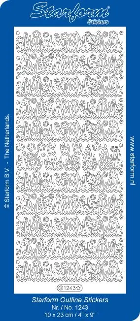 Deco Stickers - Grass And Flowers 1