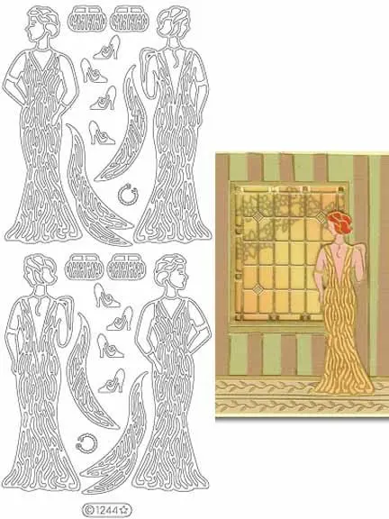 Deco Stickers - Vintage Ladies 1
