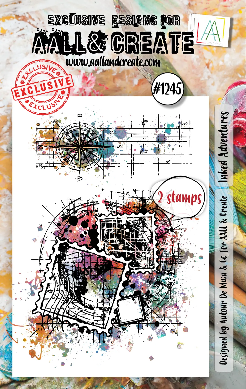 Aall And Create - A7 Stamp Set - Inked Adventures 1