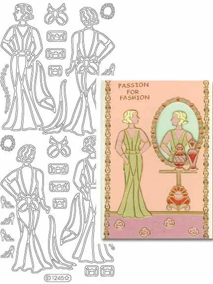 Deco Stickers - Vintage Ladies 1