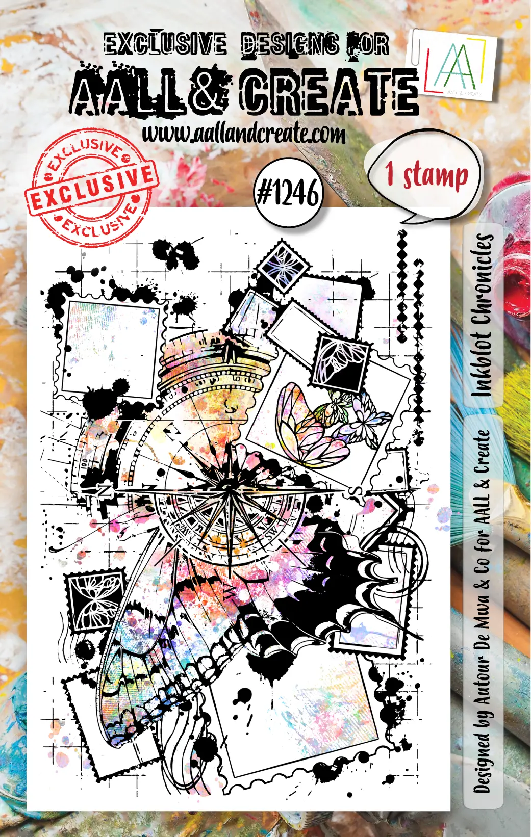 Aall And Create - A7 Stamp Set - Inkblot Chronicles 1