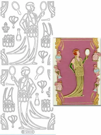 Deco Stickers - Vintage Ladies 1