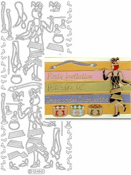 Deco Stickers - Vintage Ladies Twenties 1