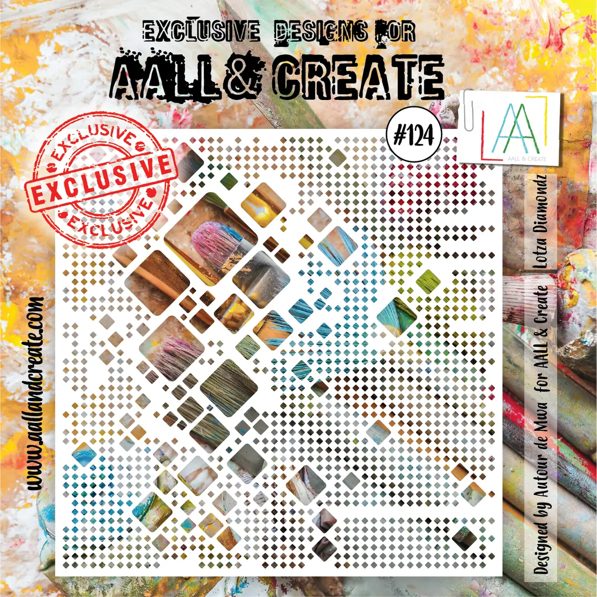 Aall And Create Stencil - 124 - Lotza Diamondz 1
