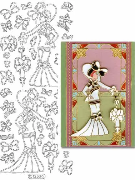 Deco Stickers - Vintage Ladies Classy 1