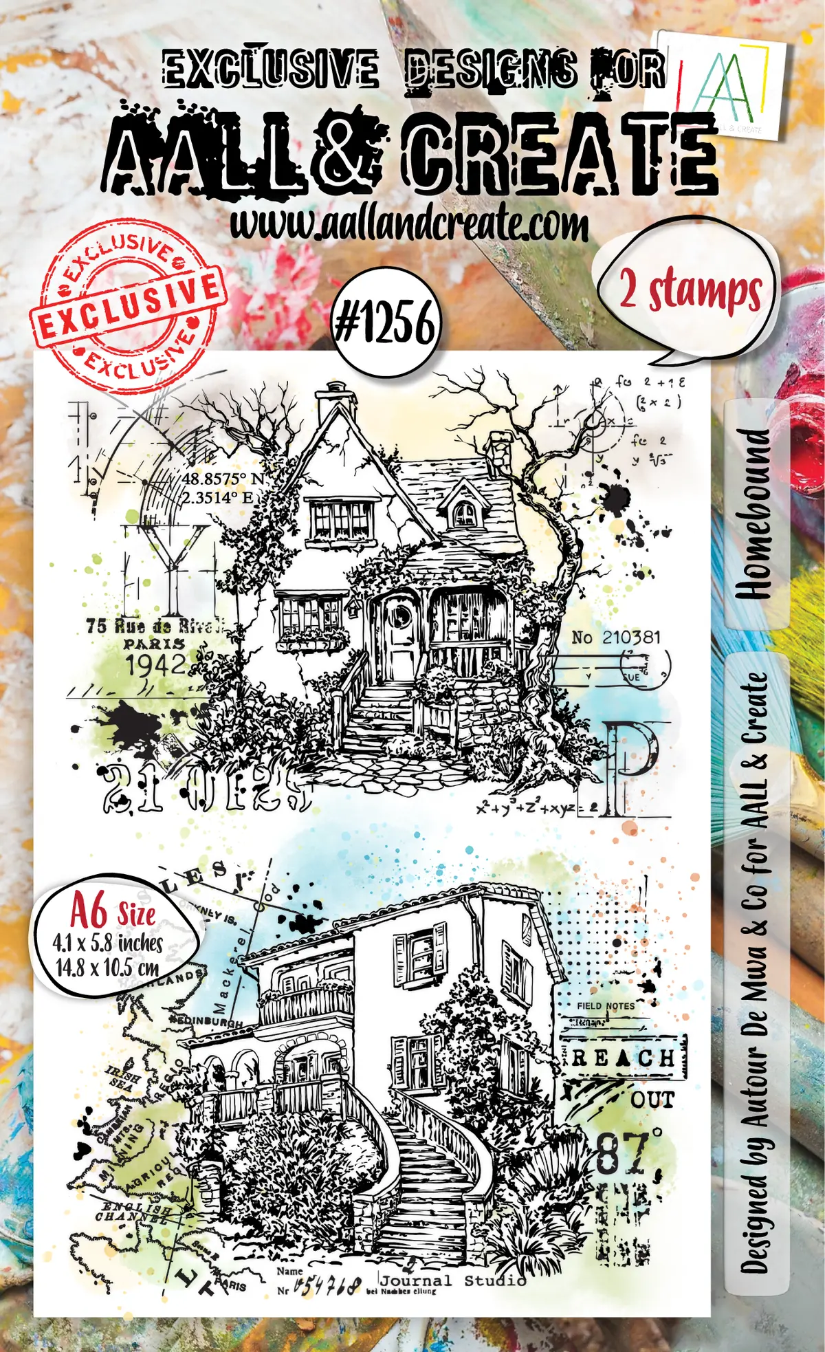 Aall And Create - A6 Stamp Set - Homebound 1