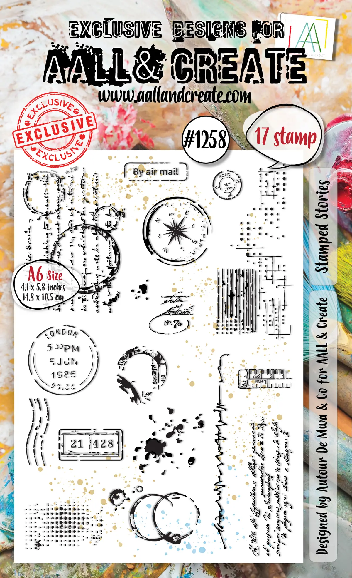 Aall And Create - A6 Stamp Set - Stamped Stories 1