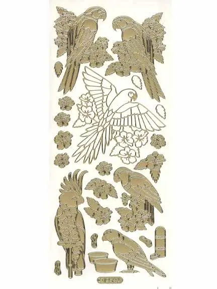 Deco Stickers - Parrots 1