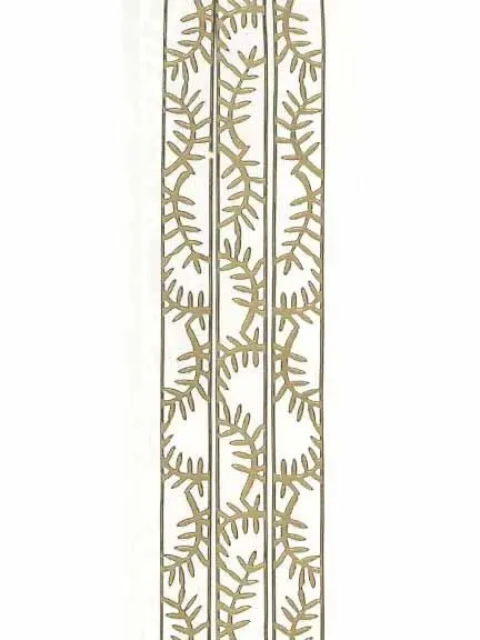 Deco Stickers - Fern Leaf Ribbon 1