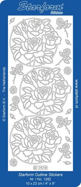 Deco Stickers - Rose Circles 1