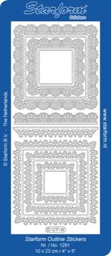 Deco Stickers - Square Frames 1