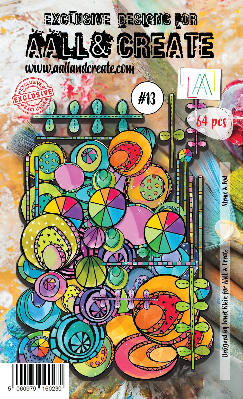 Aall And Create Ephemera - 013 - Stems & Pods - Colour 1