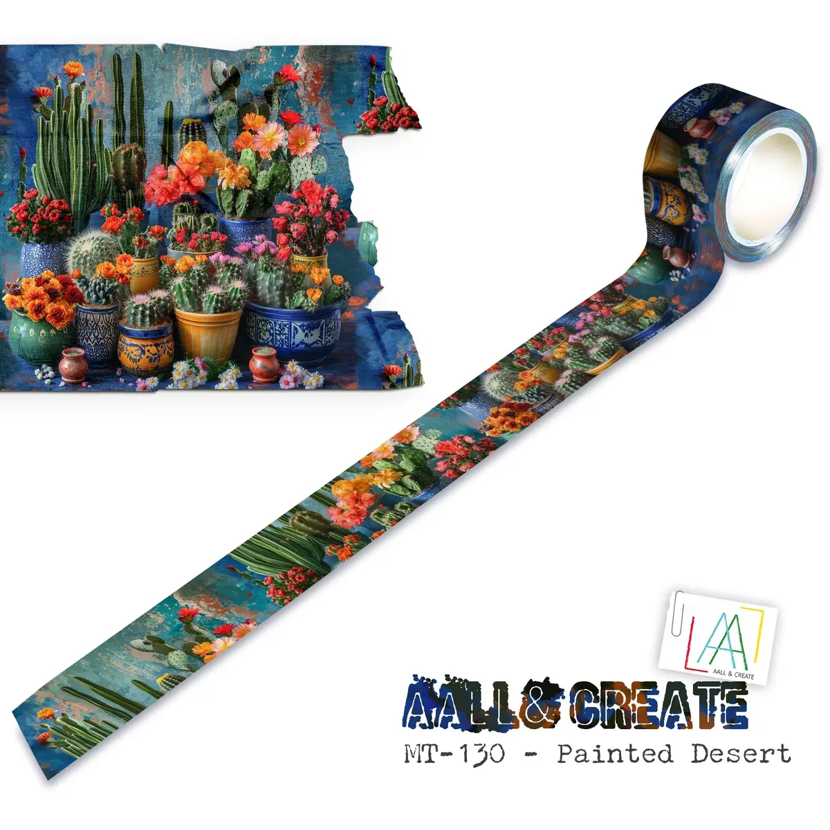 Aall And Create - Washi Tape 25Mm X 10M - Painted Desert (Layer-It-Up!) 1