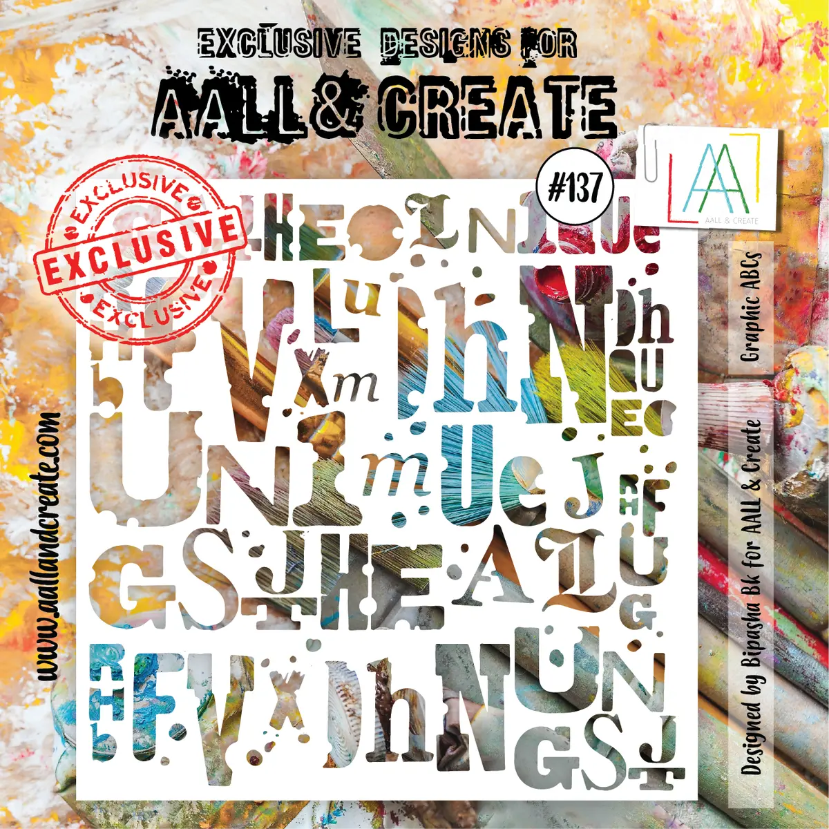 Aall And Create Stencil - 137 - Graphic Abcs 1