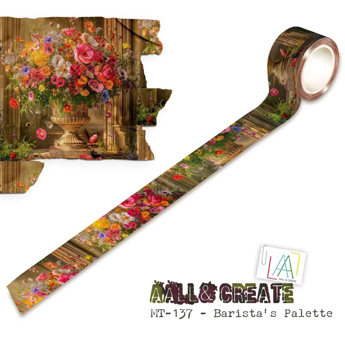 Aall And Create - Washi Tape 25Mm X 10M - Barista's Palette (Layer-It-Up!) 1