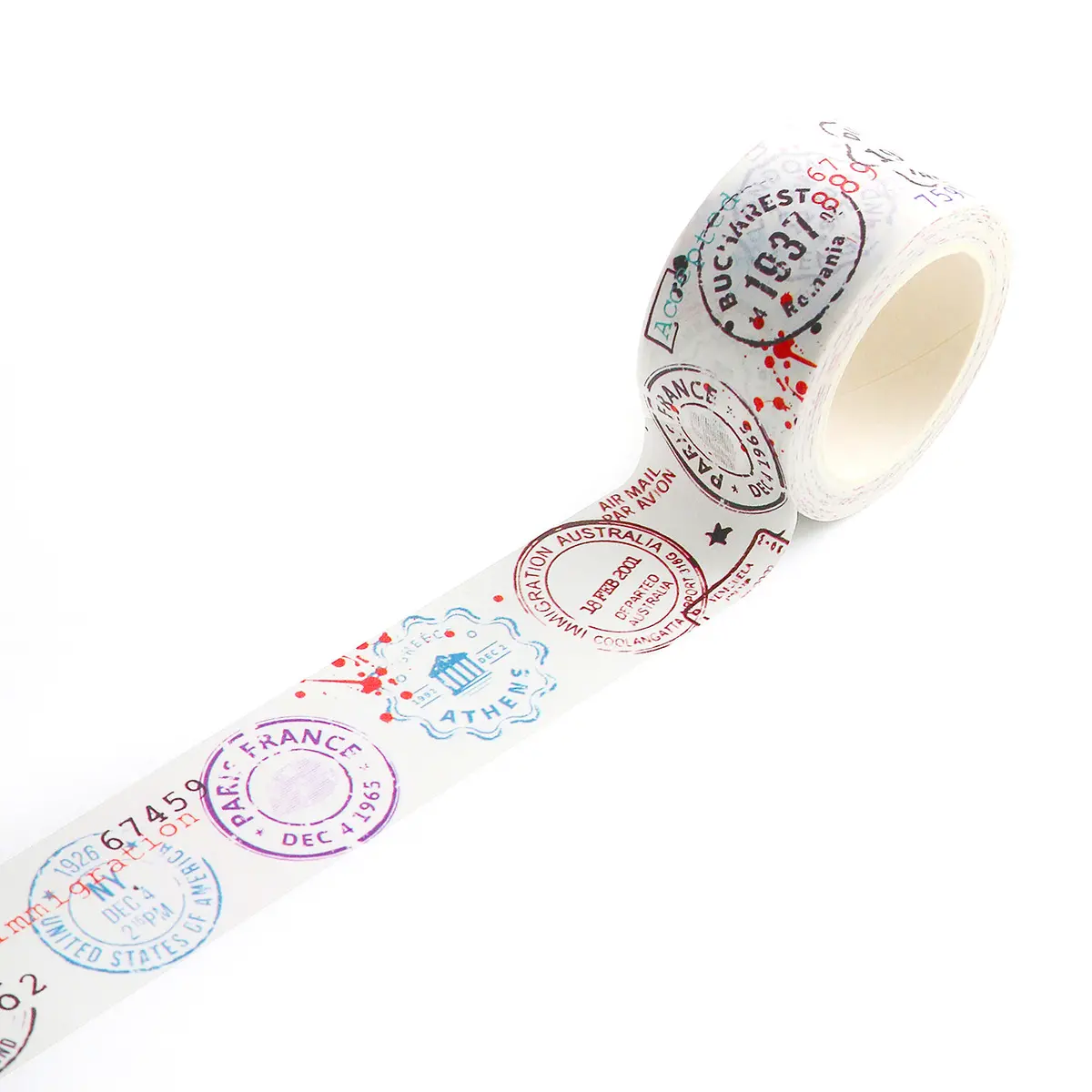 Aall And Create Washi Tape #14 - Passport Stamps 1