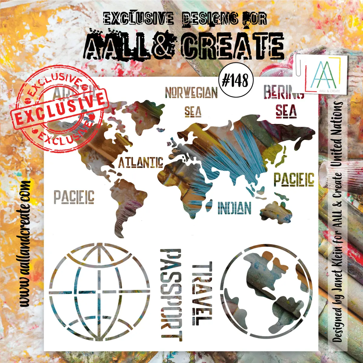 Aall And Create Stencil - 148 - United Nations 1