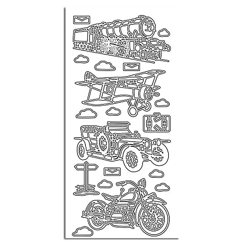 Old Driving Machines Sticker 1