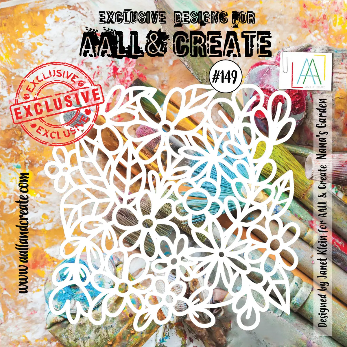 Aall And Create Stencil - 149 - Nana's Garden 1