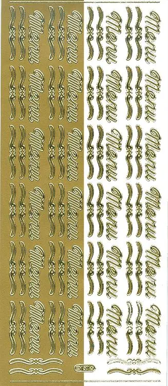 Deco Stickers - Menu 1