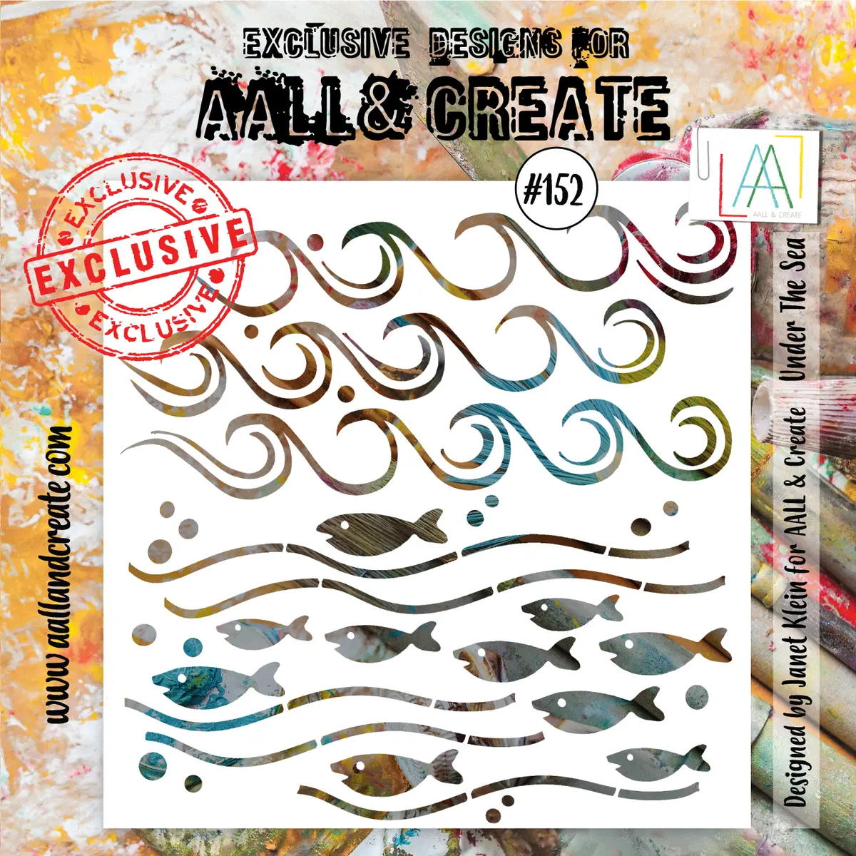 Aall And Create Stencil - 152 - Under The Sea 1