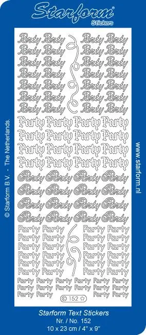 Deco Stickers - Text - Party 1