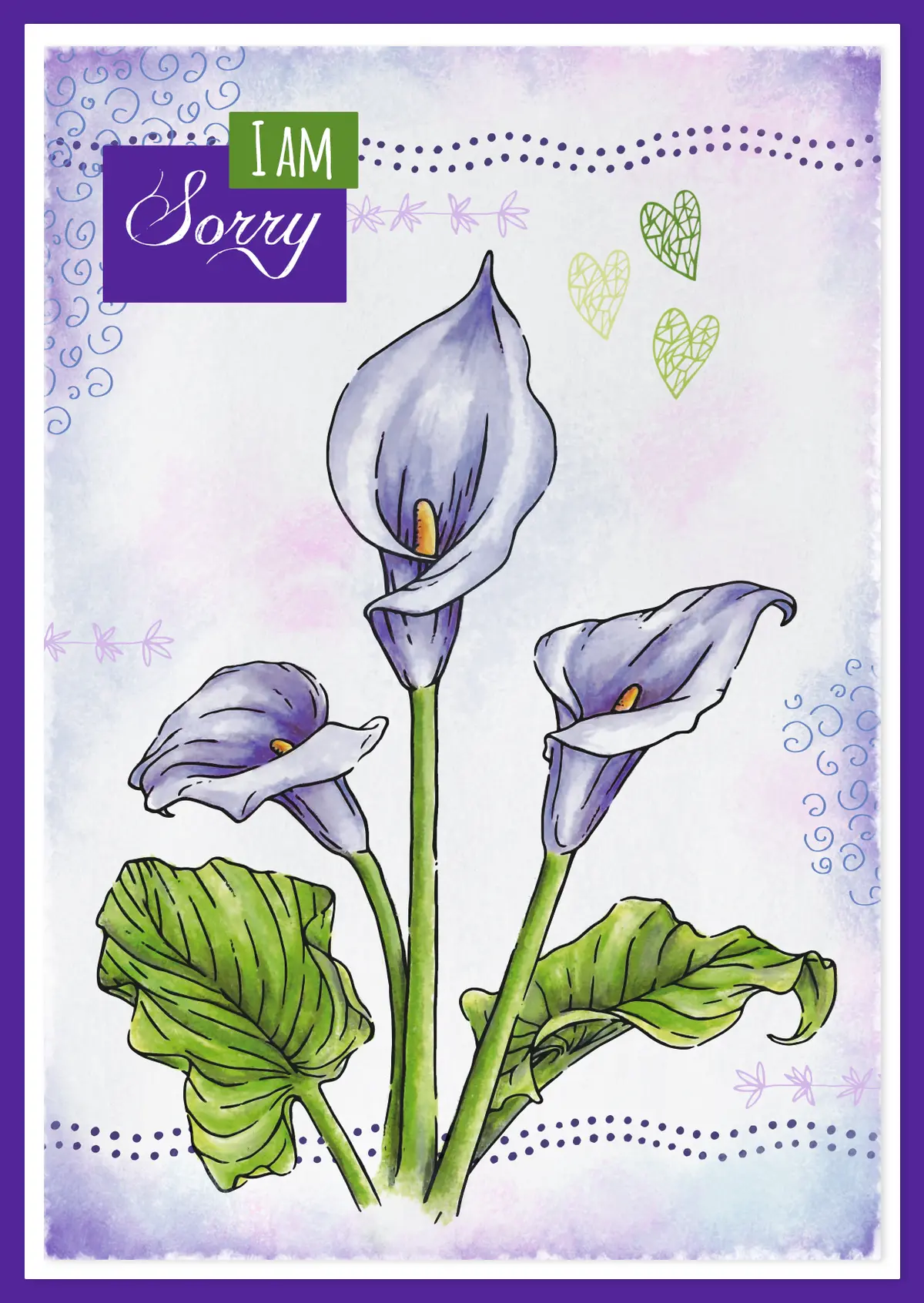 Sl Clear Stamp Calla Lily Essentials 105X148x3mm 11 Pc Nr.156 2