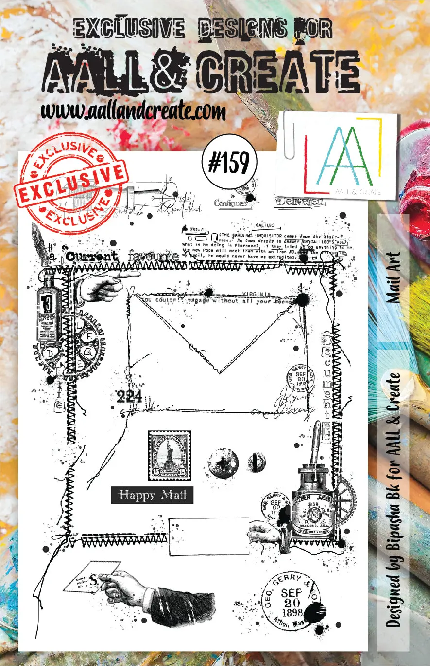 Aall And Create Stamp Set - 159 - Mail Art 1