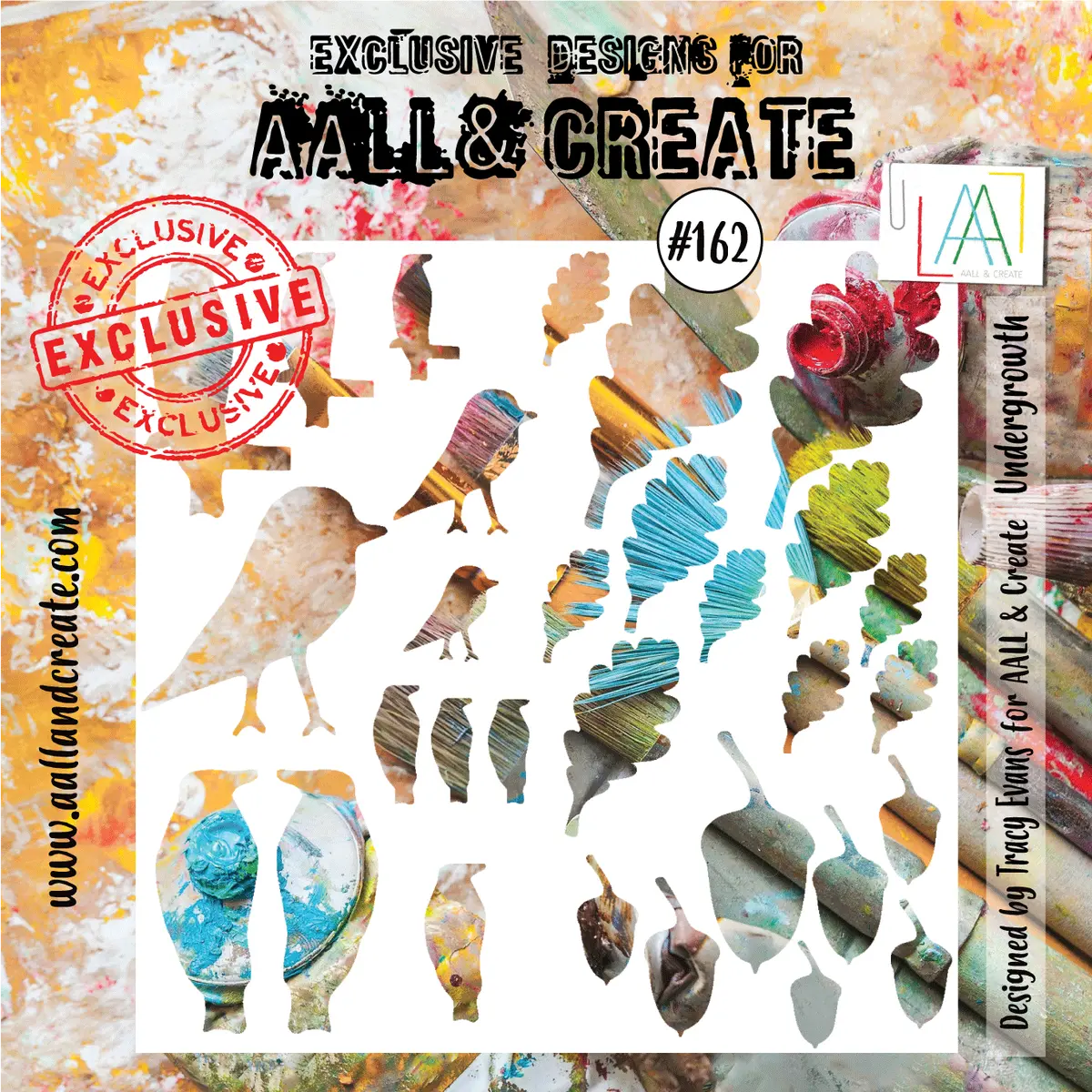Aall And Create Stencil - 162 - Undergrowth 1