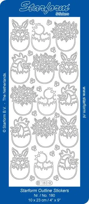 Deco Stickers - Easter Egg Characters 1