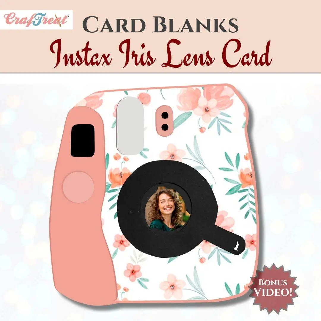 Craftreat Card Blanks - Instax Iris Lens Card 1
