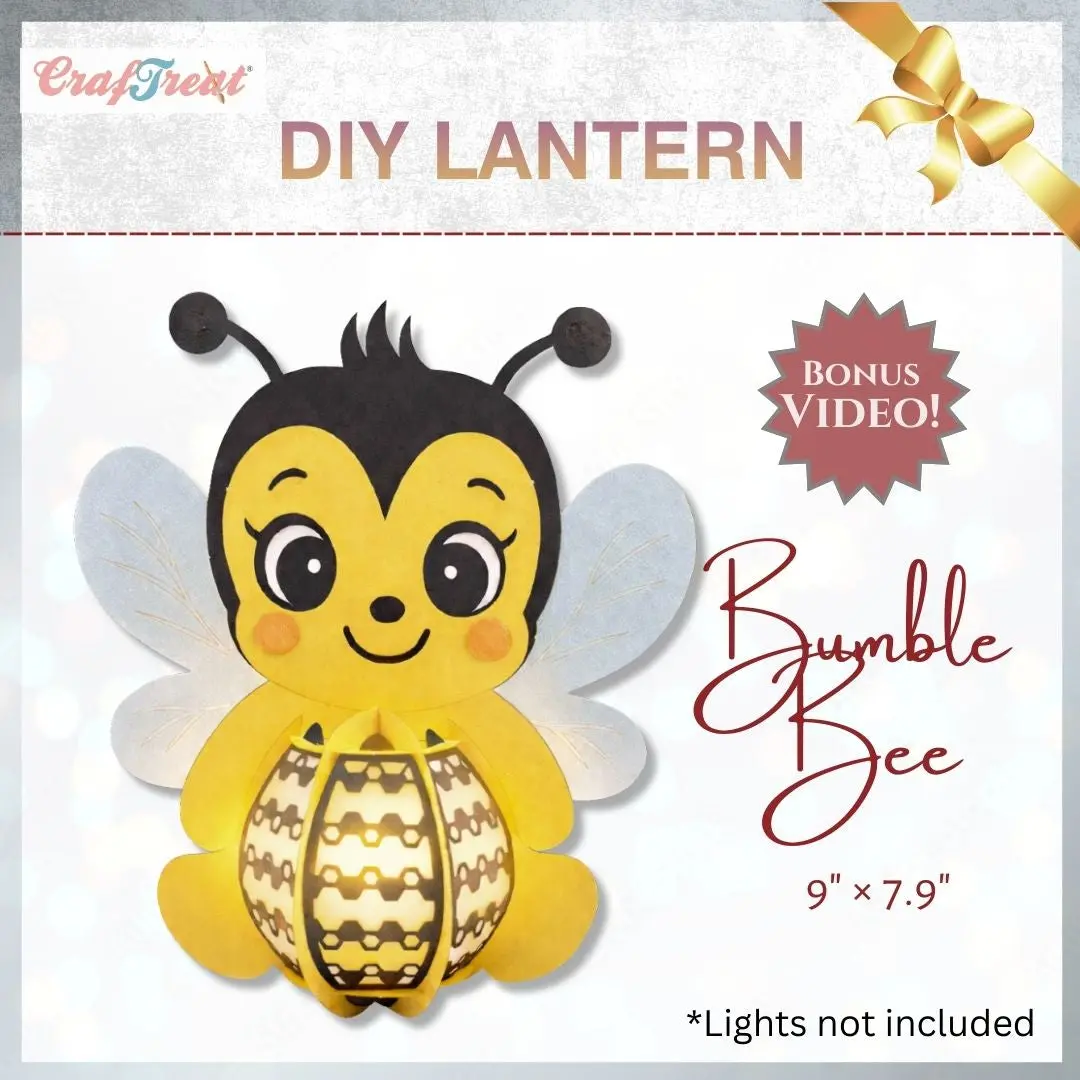 Craftreat Diy Paper Lanterns - Bumble Bee 1
