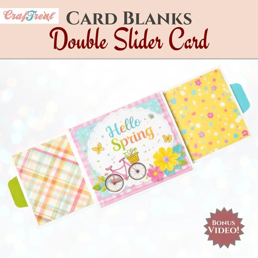 Craftreat Card Blanks - Double Slider Card 1