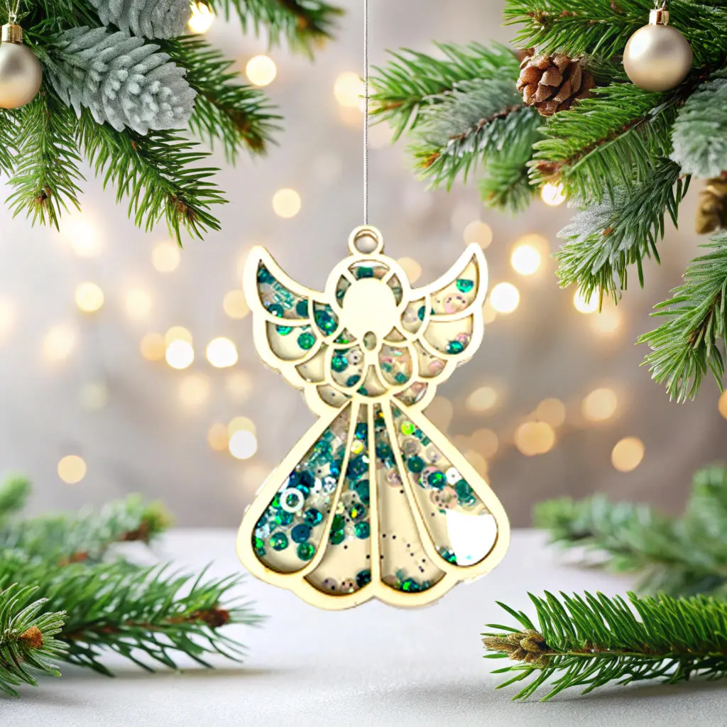 Craftreat 3D Shaker Chipboard - Angel 1