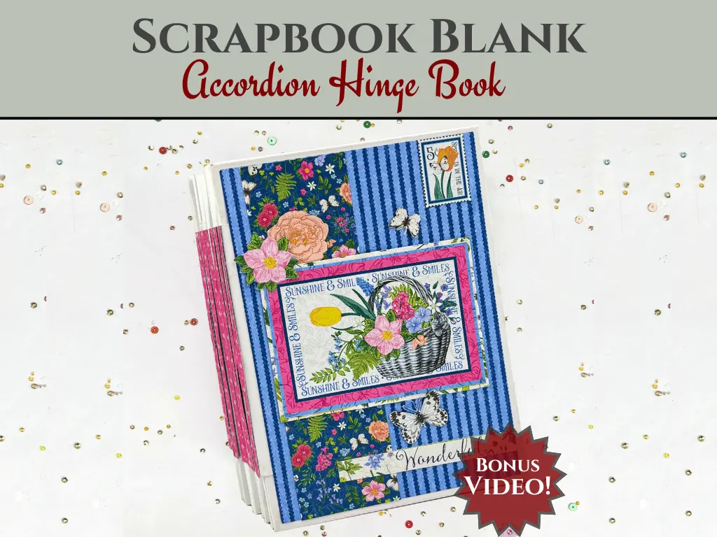 Craftreat Accordion Hinge Book 1 - White 1