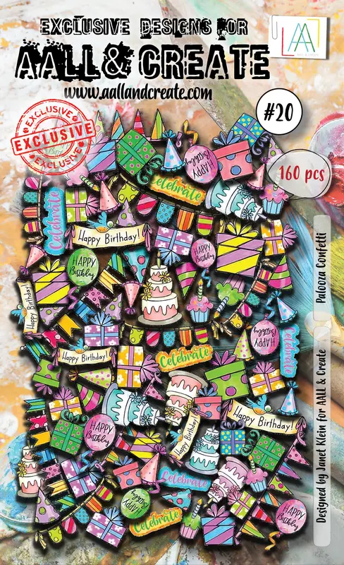 Aall And Create #20 - Ephemera - Palooza Confetti 1