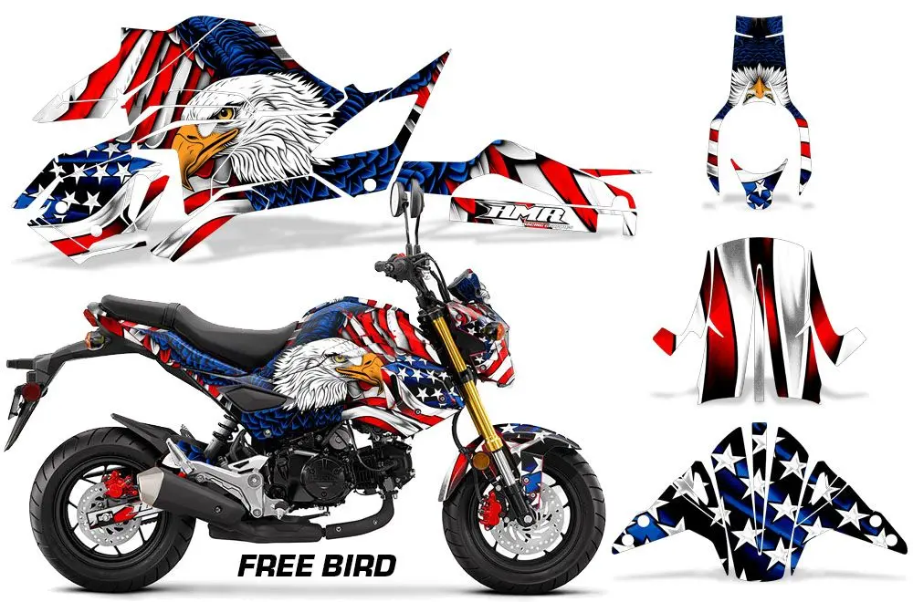 Honda Grom 125 (2017-2020) Motorcycle Graphics 1