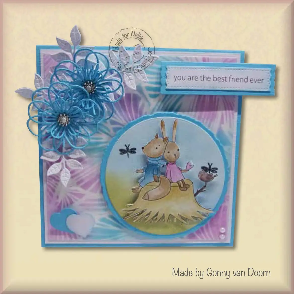 Nellie's Choice Clear Stamp Forest Friends-Friends Forever 2