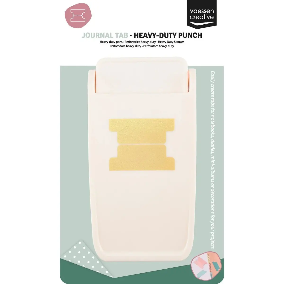 Vaessen Creative • Heavy-Duty Punch Journal / Whale Tail Tab 1