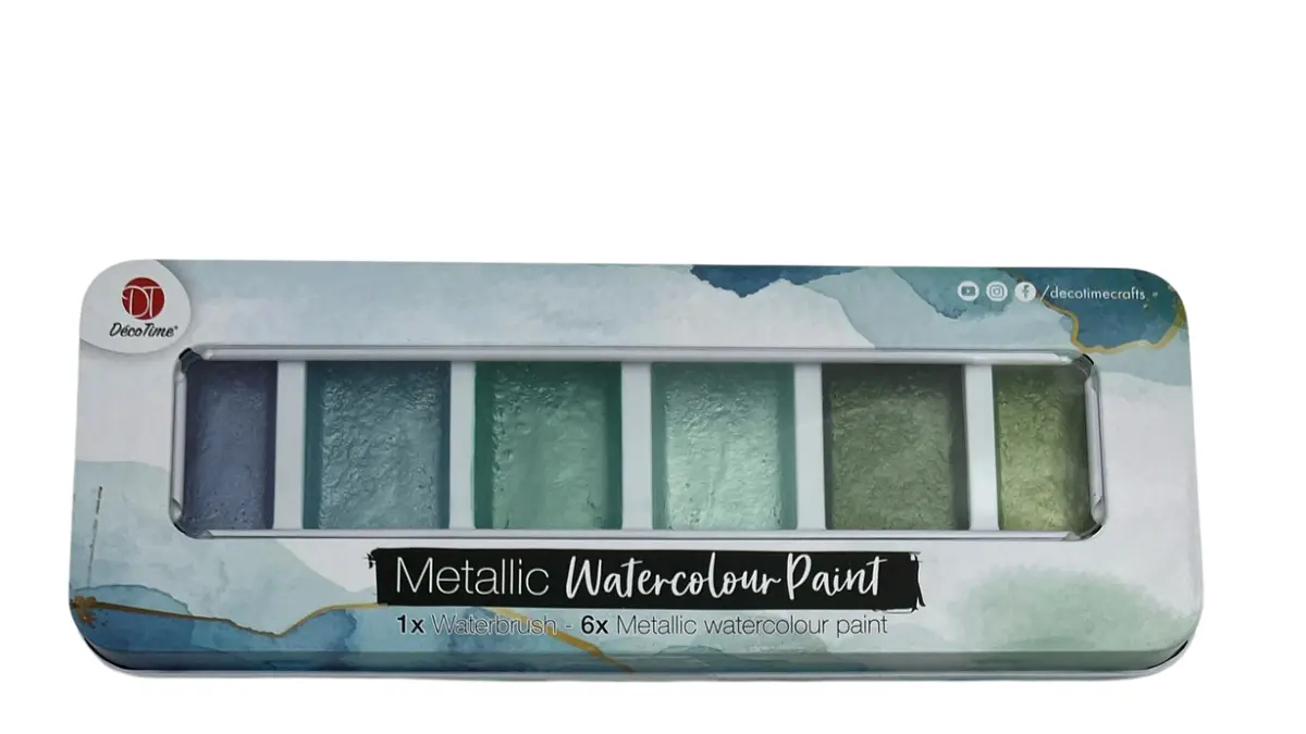 Deco Time Water Colour Paint - Meadow Mist 1