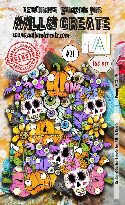 Aall And Create #21 - Ephemera Die-Cuts - Pumps & Skullz 1