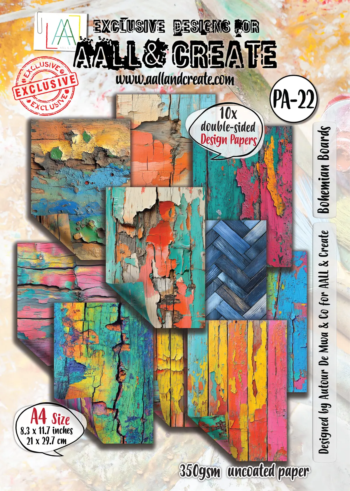 Aall And Create - A4 Design Paper - Bohemian Boards 1