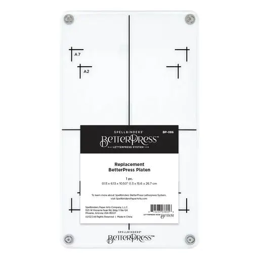 Replacement Betterpress Platen 1