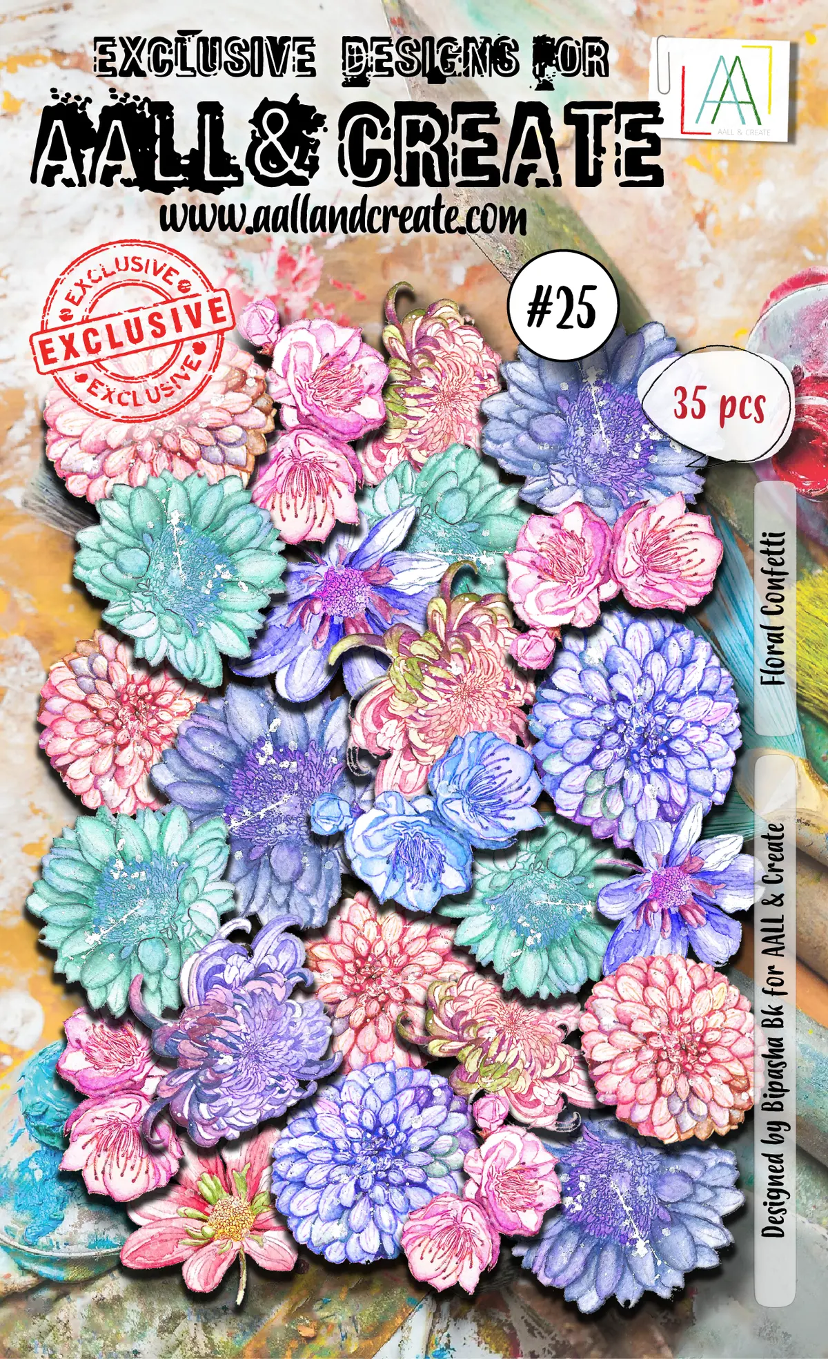 Aall And Create  Ephemera Die-Cuts - 25 - Floral Confetti 1