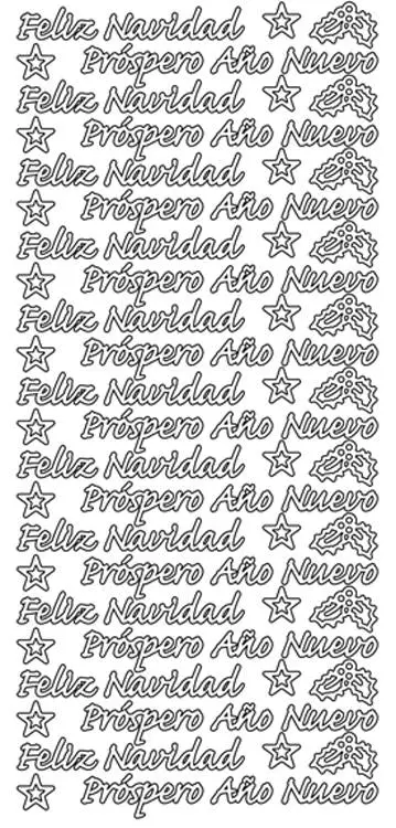 Peel-Off Stickers - Feliz Navidad Prospero 1