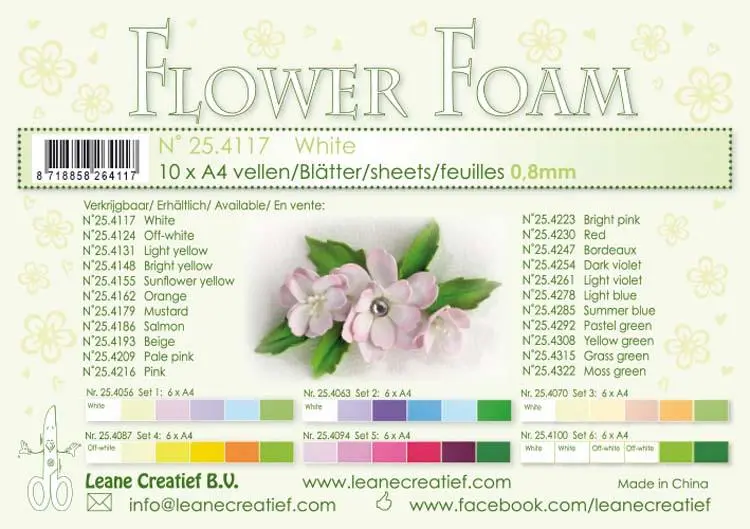 Flower Foam 10 A4 Sheets 1